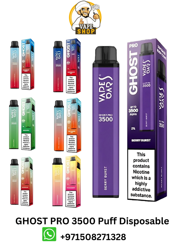 GHOST PRO 3500: THE IDEAL DAILY PARTNER FOR FLAVORFUL AND SMOOTH VAPING